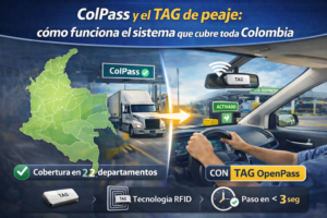 OpenPass | ColPass y el TAG de peaje: cómo funciona el sistema que cubre toda Colombia ColPass y el TAG de peaje