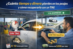 OpenPass | Cuánto tiempo y dinero pierdes en los peajes (y cómo recuperarlo con un TAG) Cuanto tiempo pierdes en peajes