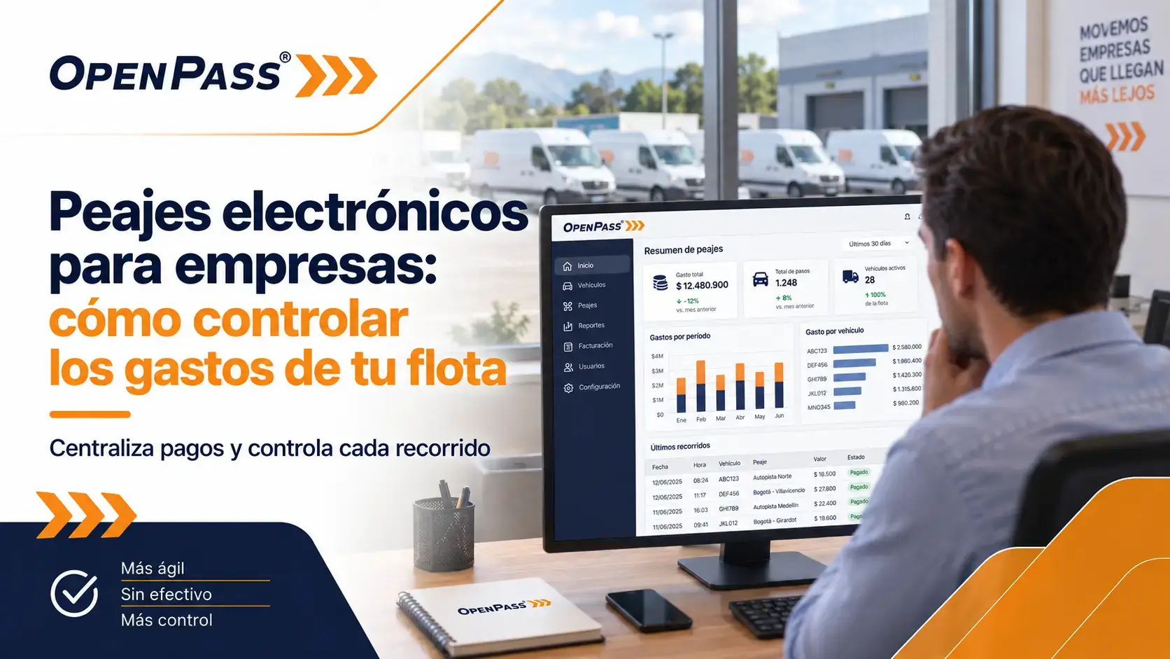 OpenPass | Cómo hacer tu recarga Open Pass de peaje online paso a paso peajes electronicos para empresas