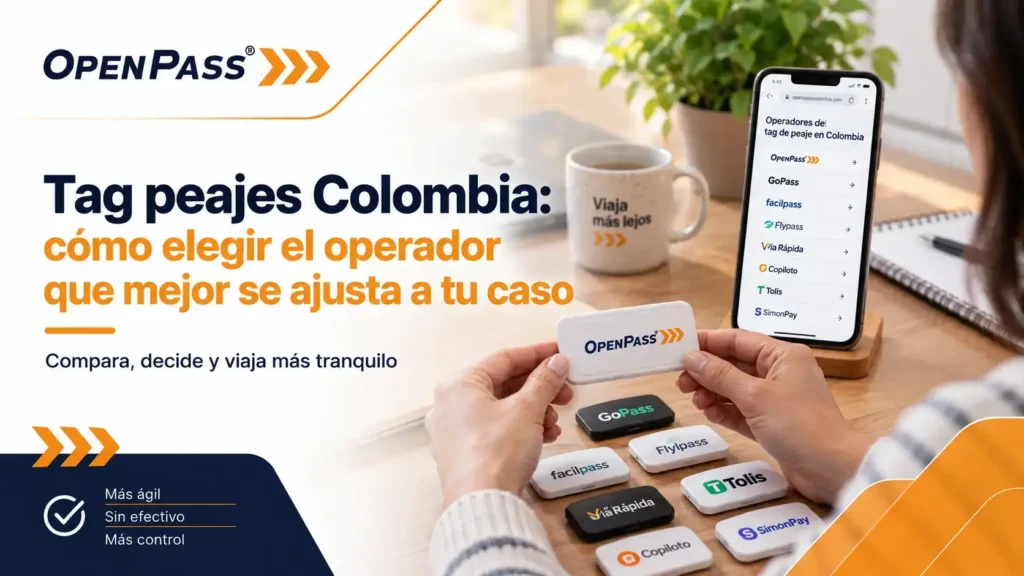 OpenPass | Tag peajes Colombia: comparativa de operadores y cómo elegir tag peajes colombia
